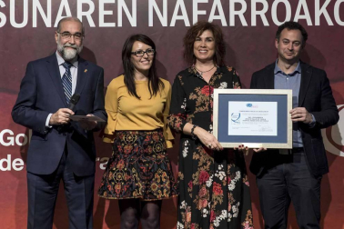 Acto de entrega de los Premios a la Excelencia que otorga la Fundación Navarra para la Excelencia.