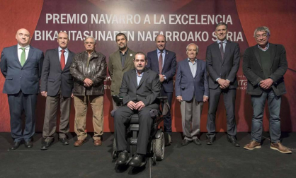 Acto de entrega de los Premios a la Excelencia que otorga la Fundación Navarra para la Excelencia.