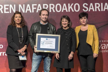 Acto de entrega de los Premios a la Excelencia que otorga la Fundación Navarra para la Excelencia.