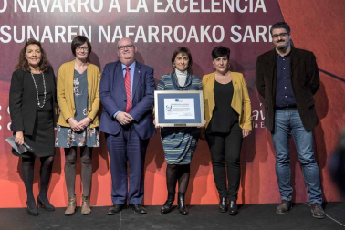 Acto de entrega de los Premios a la Excelencia que otorga la Fundación Navarra para la Excelencia.