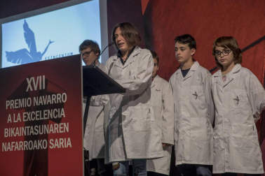 Acto de entrega de los Premios a la Excelencia que otorga la Fundación Navarra para la Excelencia.