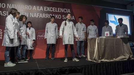 Acto de entrega de los Premios a la Excelencia que otorga la Fundación Navarra para la Excelencia.