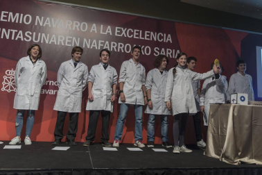 Acto de entrega de los Premios a la Excelencia que otorga la Fundación Navarra para la Excelencia.