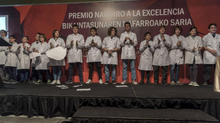 Acto de entrega de los Premios a la Excelencia que otorga la Fundación Navarra para la Excelencia.