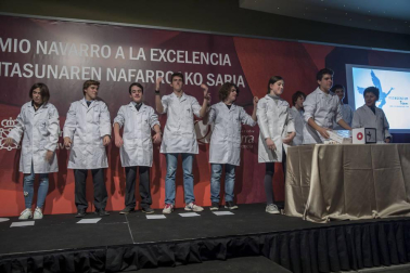 Acto de entrega de los Premios a la Excelencia que otorga la Fundación Navarra para la Excelencia.