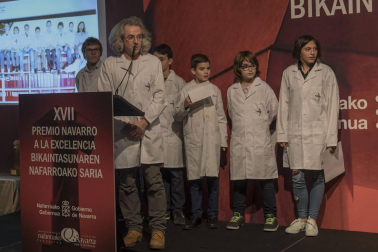 Acto de entrega de los Premios a la Excelencia que otorga la Fundación Navarra para la Excelencia.