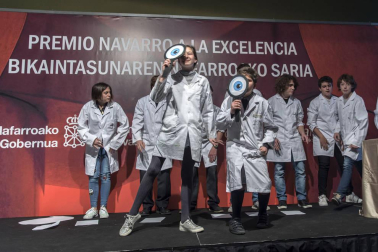 Acto de entrega de los Premios a la Excelencia que otorga la Fundación Navarra para la Excelencia.