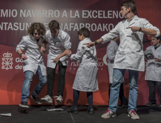 Acto de entrega de los Premios a la Excelencia que otorga la Fundación Navarra para la Excelencia.