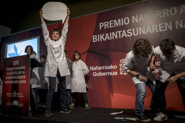 Acto de entrega de los Premios a la Excelencia que otorga la Fundación Navarra para la Excelencia.