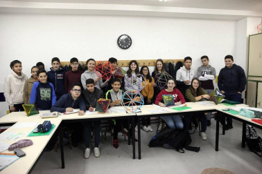 Estudiantes del IESO La Paz.