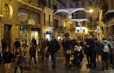 Galería de Imágenes sobre la iluminación de Navidad en Pamplona