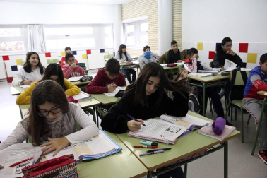 Estudiantes del IESO La Paz.