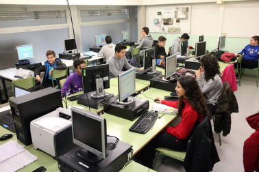 Estudiantes del IESO La Paz.