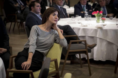 Acto de entrega de premios a la Trayectoria Empresarial a Juan María Antoñana; la empresa Tenerías Omega recibió el premio a la Internacionalización e Industrias San Isidro, el premio a la Innovación.