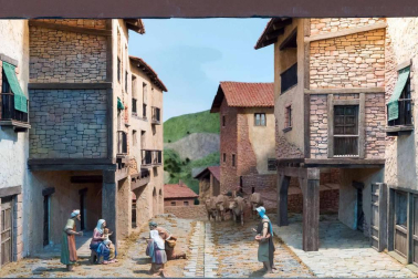 Once dioramas y dos grandes belenes integran la exposición de la Asociación de Belenistas Santa Ana de la capital ribera que ayer abrió sus puertas. Un montaje navideño de un pueblo costero es la “sorpresa” de la 23 edición de esta tradicional muestra