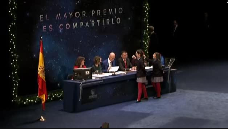 El número 51244, segundo premio del sorteo de Navidad