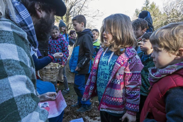 Galería de fotos del Olentzero en el refugio de Larraiza (sierra de Urbasa), Estella y San Adrián.