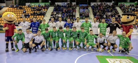 Osasuna Magna, Osasuna, Osasuna femenino y amigos de Puñal disputaron un torneo benéfico organizado por Sadar Bizirik.