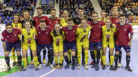Osasuna Magna, Osasuna, Osasuna femenino y amigos de Puñal disputaron un torneo benéfico organizado por Sadar Bizirik.