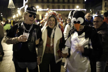 Imágenes de los disfraces de Nochevieja 2017 de Pamplona