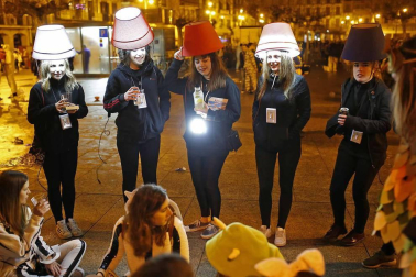 Imágenes de los disfraces de Nochevieja 2017 de Pamplona