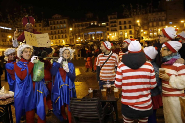 Imágenes de los disfraces de Nochevieja 2017 de Pamplona