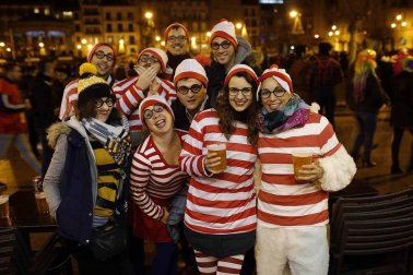 Imágenes de los disfraces de Nochevieja 2017 de Pamplona