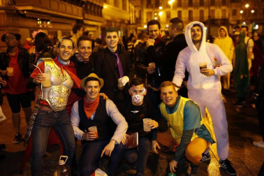 Imágenes de los disfraces de Nochevieja 2017 de Pamplona