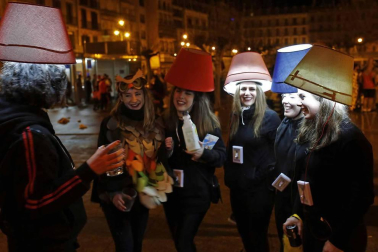 Imágenes de los disfraces de Nochevieja 2017 de Pamplona