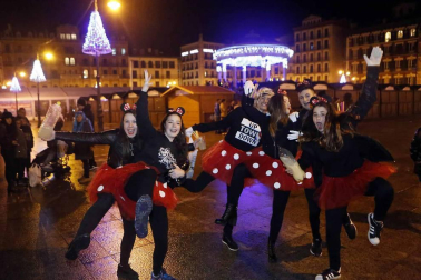 Imágenes de los disfraces de Nochevieja 2017 de Pamplona