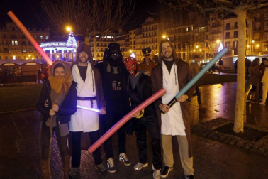 Imágenes de los disfraces de Nochevieja 2017 de Pamplona