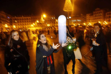 Imágenes de los disfraces de Nochevieja 2017 de Pamplona