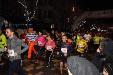 Imágenes de la San Silvestre celebrada en Tudela en 2017