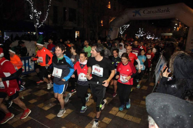 Imágenes de la San Silvestre celebrada en Tudela en 2017