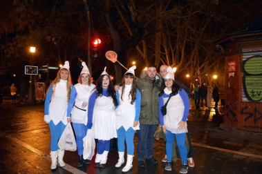 Imágenes de los disfraces de la Nochevieja de 2017 en Pamplona