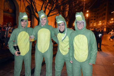 Imágenes de los disfraces de la Nochevieja de 2017 en Pamplona