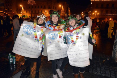 Imágenes de los disfraces de la Nochevieja de 2017 en Pamplona