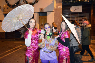 Imágenes de los disfraces de la Nochevieja de 2017 en Pamplona