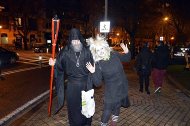 Imágenes de los disfraces de la Nochevieja de 2017 en Pamplona