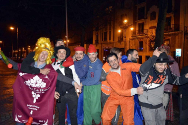 Imágenes de los disfraces de la Nochevieja de 2017 en Pamplona