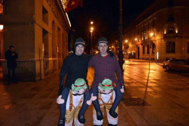 Imágenes de los disfraces de la Nochevieja de 2017 en Pamplona