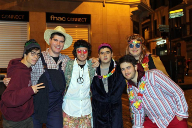 Imágenes de los disfraces de la Nochevieja de 2017 en Pamplona