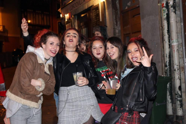 Imágenes de los disfraces de la Nochevieja de 2017 en Pamplona