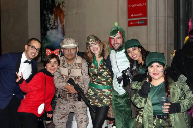 Imágenes de los disfraces de la Nochevieja de 2017 en Pamplona