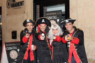 Imágenes de los disfraces de la Nochevieja de 2017 en Pamplona