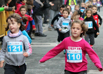 Galería de imágenes de la carrera celebrada en Estella el 31 de diciembre.