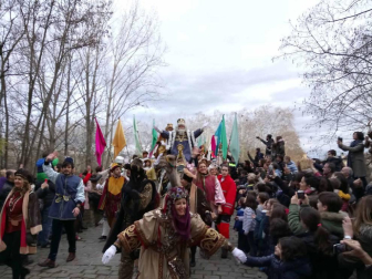 Los Reyes Magos de Oriente ya están en Pamplona