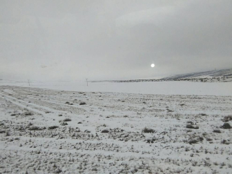 Imágenes enviadas por los lectores de Diario de Navarra de las luvias y las nieves del 6 de enero de 2018.