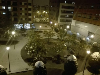 Imágenes enviadas por los lectores de Diario de Navarra de las luvias y las nieves del 6 de enero de 2018.