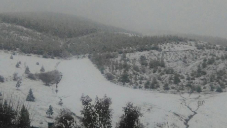 Imágenes enviadas por los lectores de Diario de Navarra de las luvias y las nieves del 6 de enero de 2018.